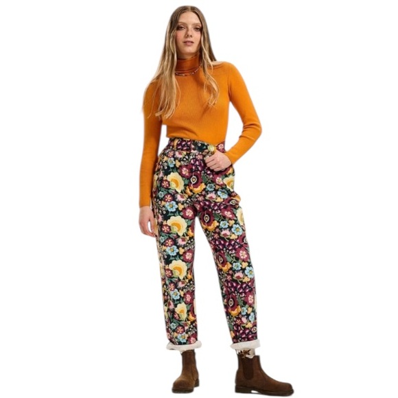 NWT Lucy & Yak Addison Trousers Organic Twill Ola Size W24